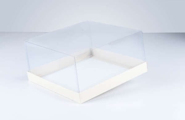 Caja Traslucida Con Tapa De Acetato Base Crudo X X Cm Los