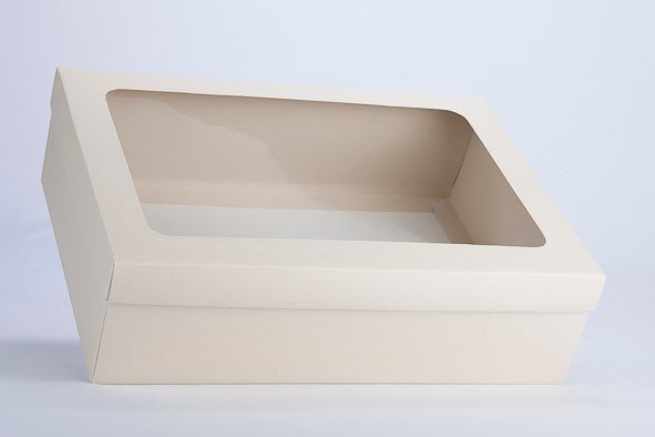 Caja de cartón base y tapa 35X25X10 cm
