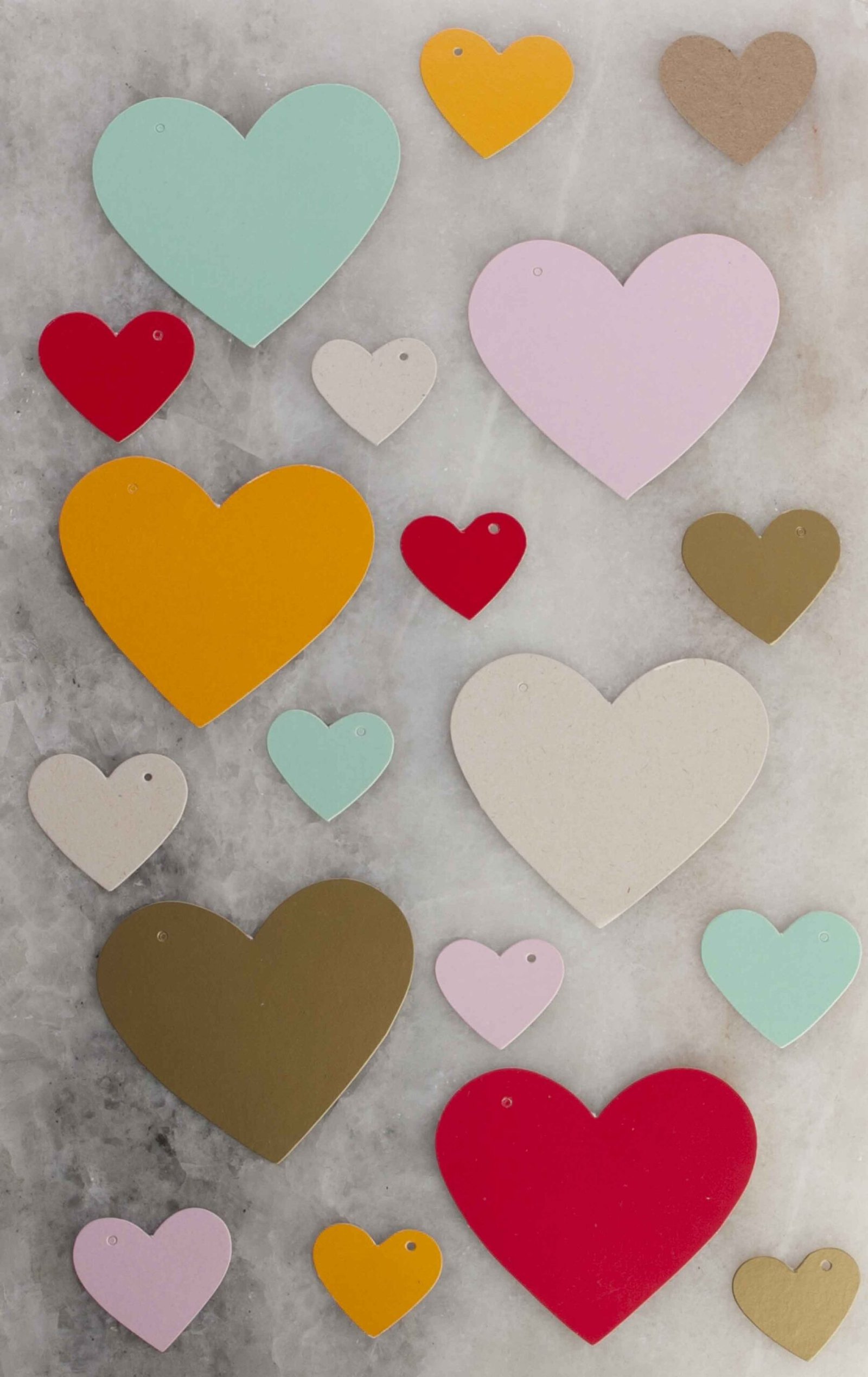 Tarjeta decorativa en forma de Corazón