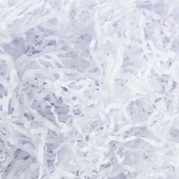 viruta de papel blanca