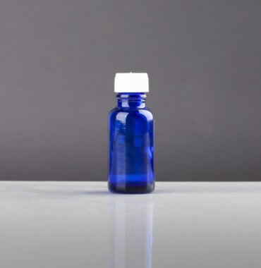Envase de vidrio ámbar azul 20 ML