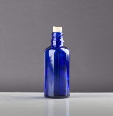 Envase de vidrio ámbar azul 50ML