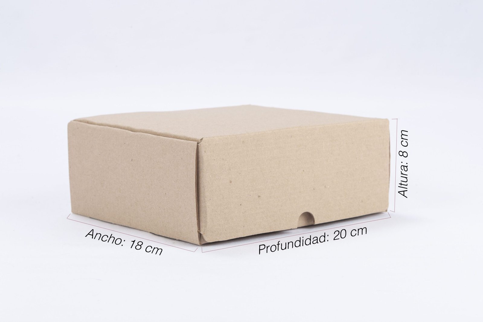 Caja rigida en carton corrugado