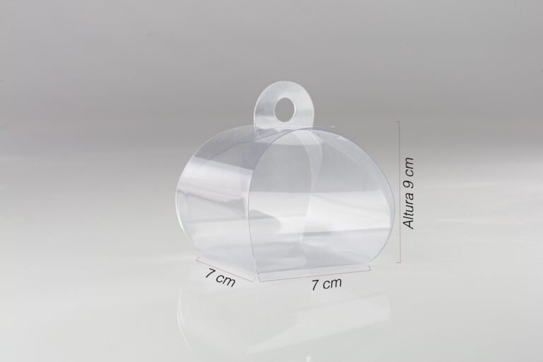 Caja en Acetato transparente Burbuja 7X7X9 Cm