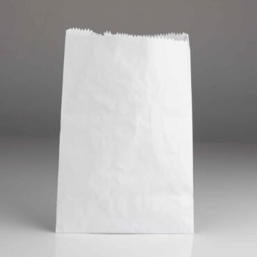bolsa de papel blanca