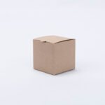 caja cubo kraft