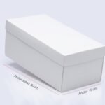 caja base y tapa blanca