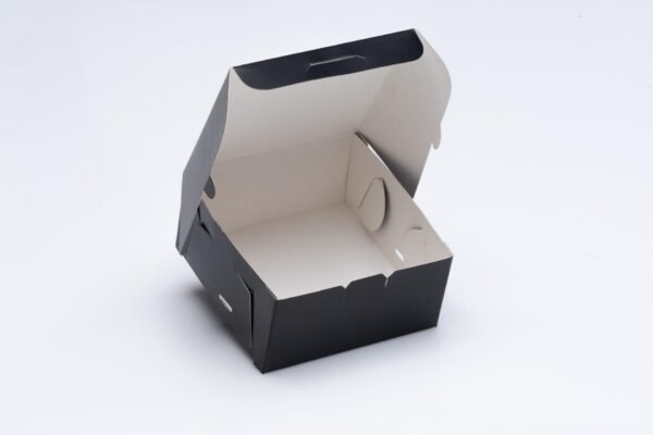 caja de carton 10x10x5 cm negro