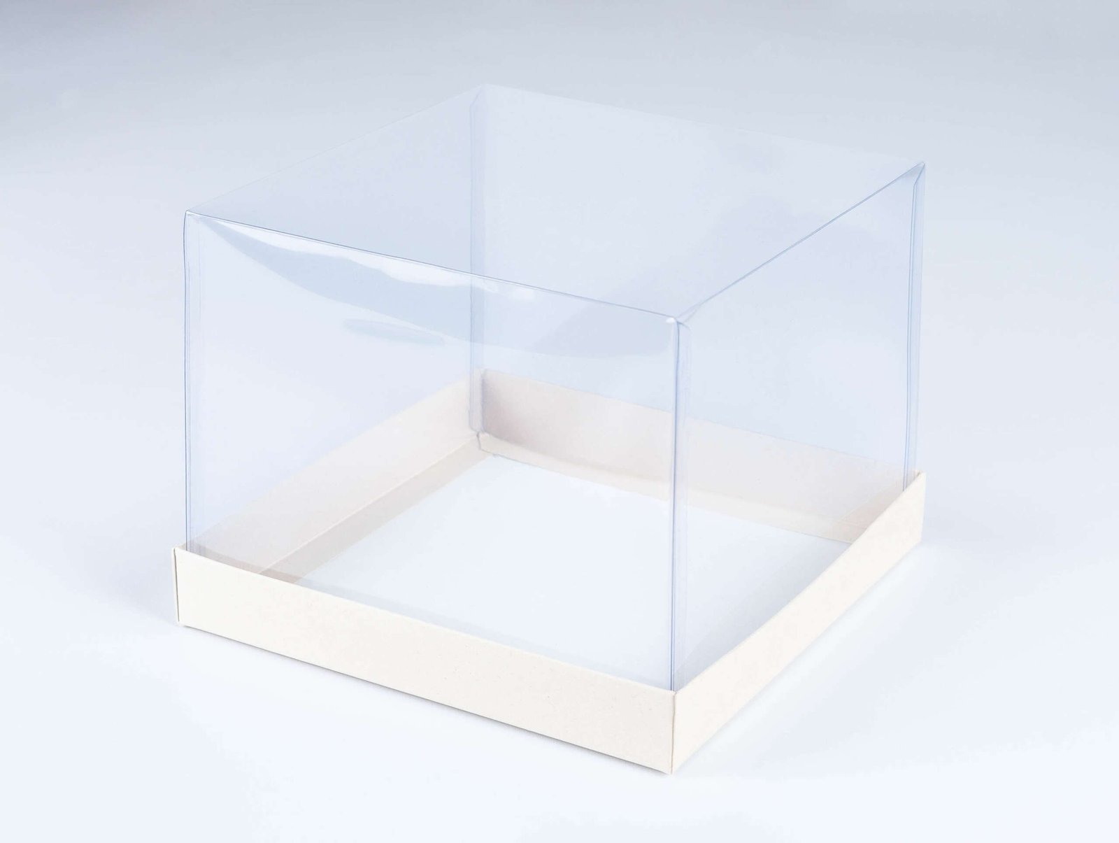 caja con tapa de acetato 20X20X14,5