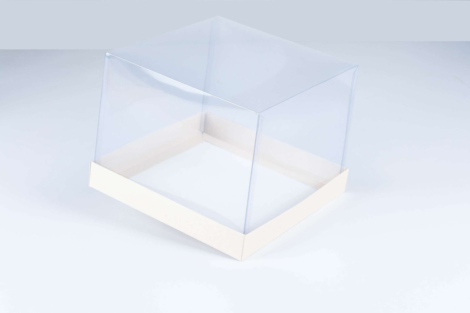 caja con tapa de acetato 20X20X14,5