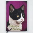 agenda tipo cuaderno gato mestizo bicolor