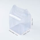 Caja en acetato transparente tipo maletín 12x12x12cm