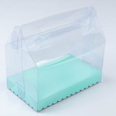 Caja en acetato transparente