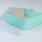 caja con tapa de acetato transparente 20x20x7 caja con tapa de acetato transparente 20x20x7