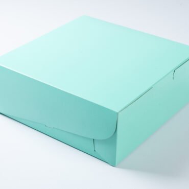 Caja de cartón - 25x25x10cm- AGUA MARINA