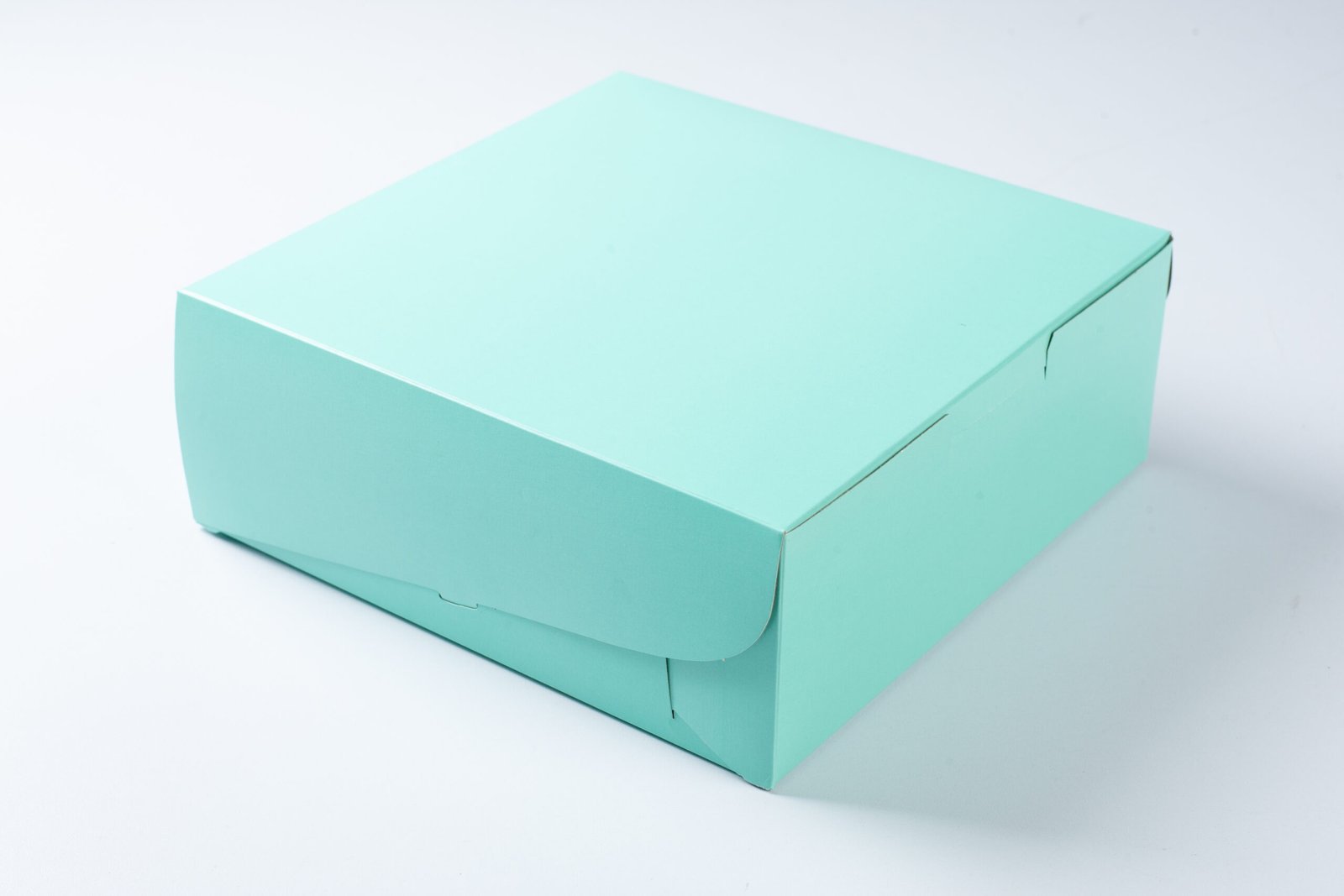 Caja de cartón - 25x25x10cm- AGUA MARINA