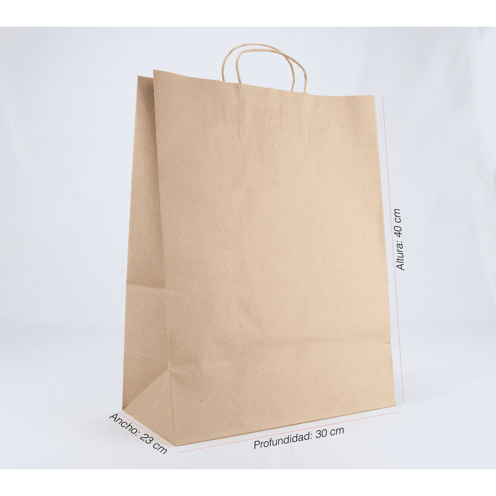 Bolsa de papel tipo supermercado con manigueta #60 - 40X30X17 cm.jpg Bolsa de papel tipo supermercado con manigueta #60 - 40X30X17 cm.jpg