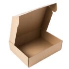 Caja rigida carton corrugado feliz navidad 32x25x9