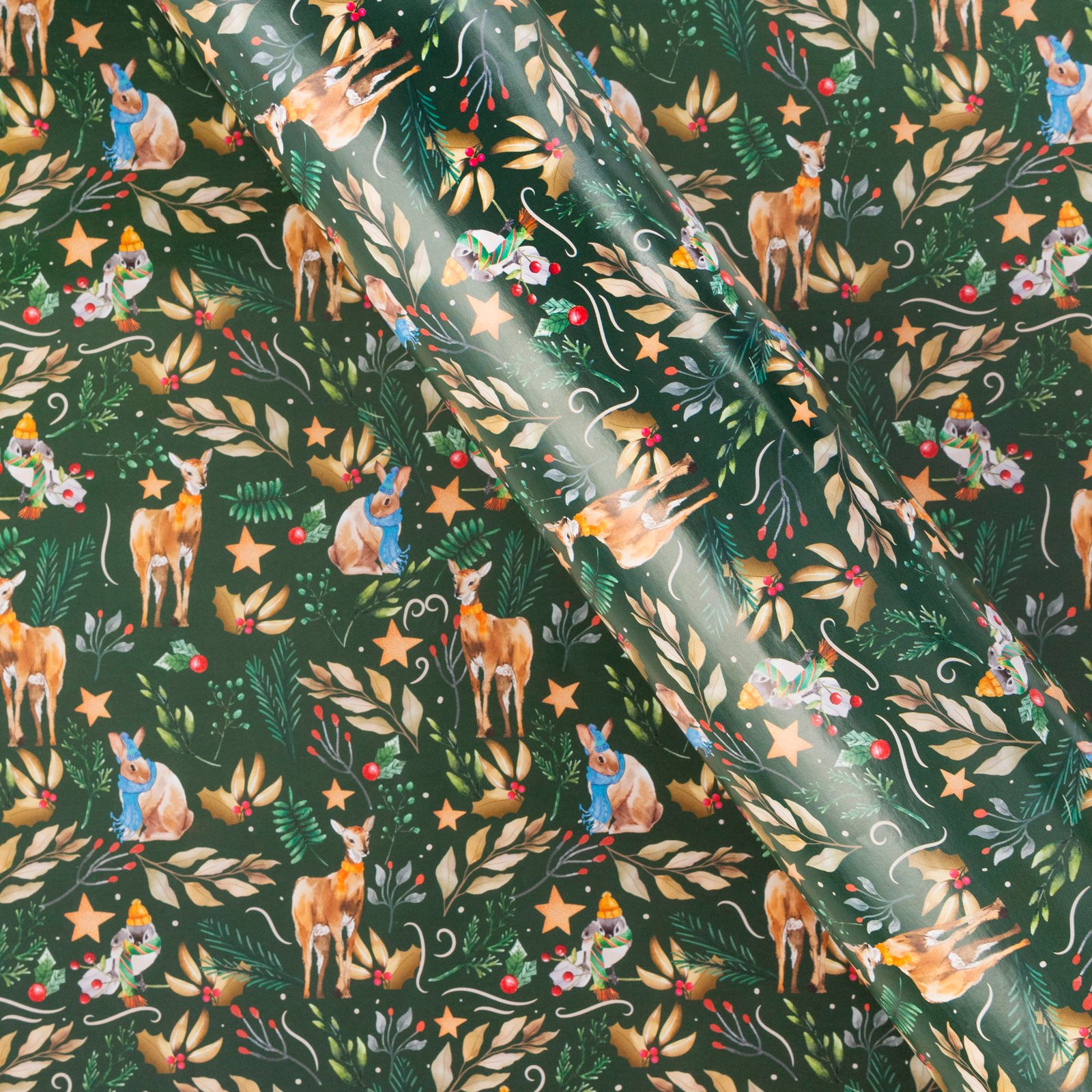 Papel de Regalo Bosque navidad (001)