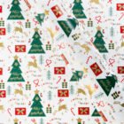 Papel de Regalo Pinos y renos (003)