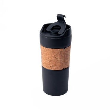 Termo prensa negra 600ml