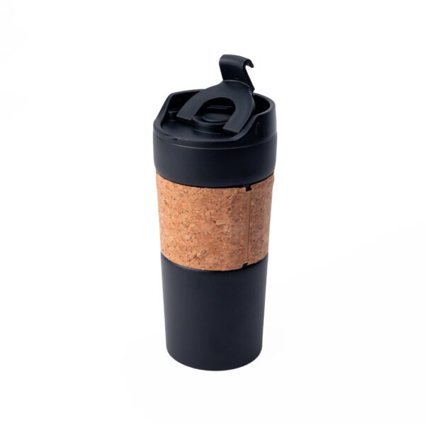 Termo prensa negra 600ml