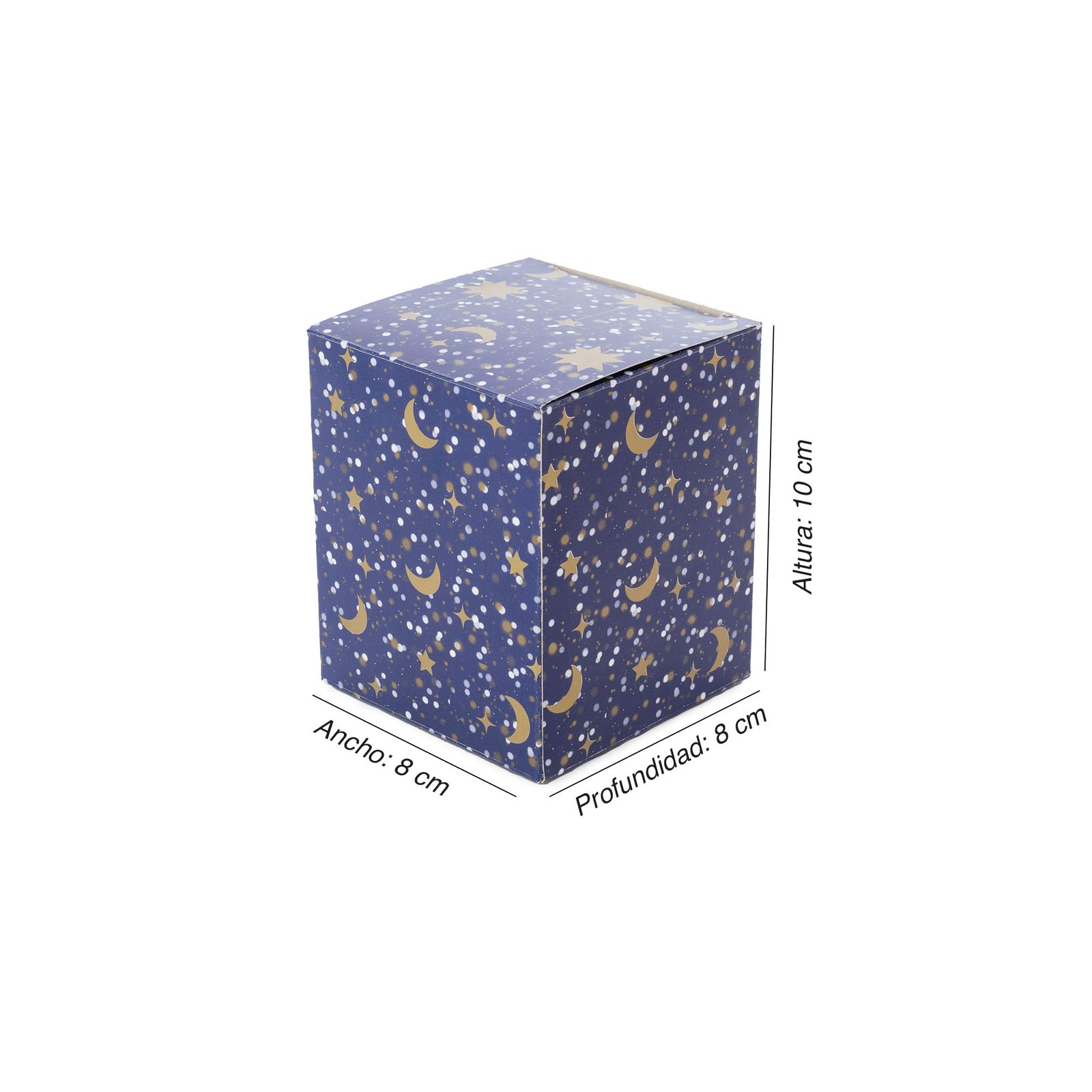 Caja cubo 8x8x10 CM Impresa estrella_3