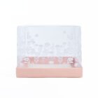 Caja con tapa de acetato (mucho amor) base Rosado