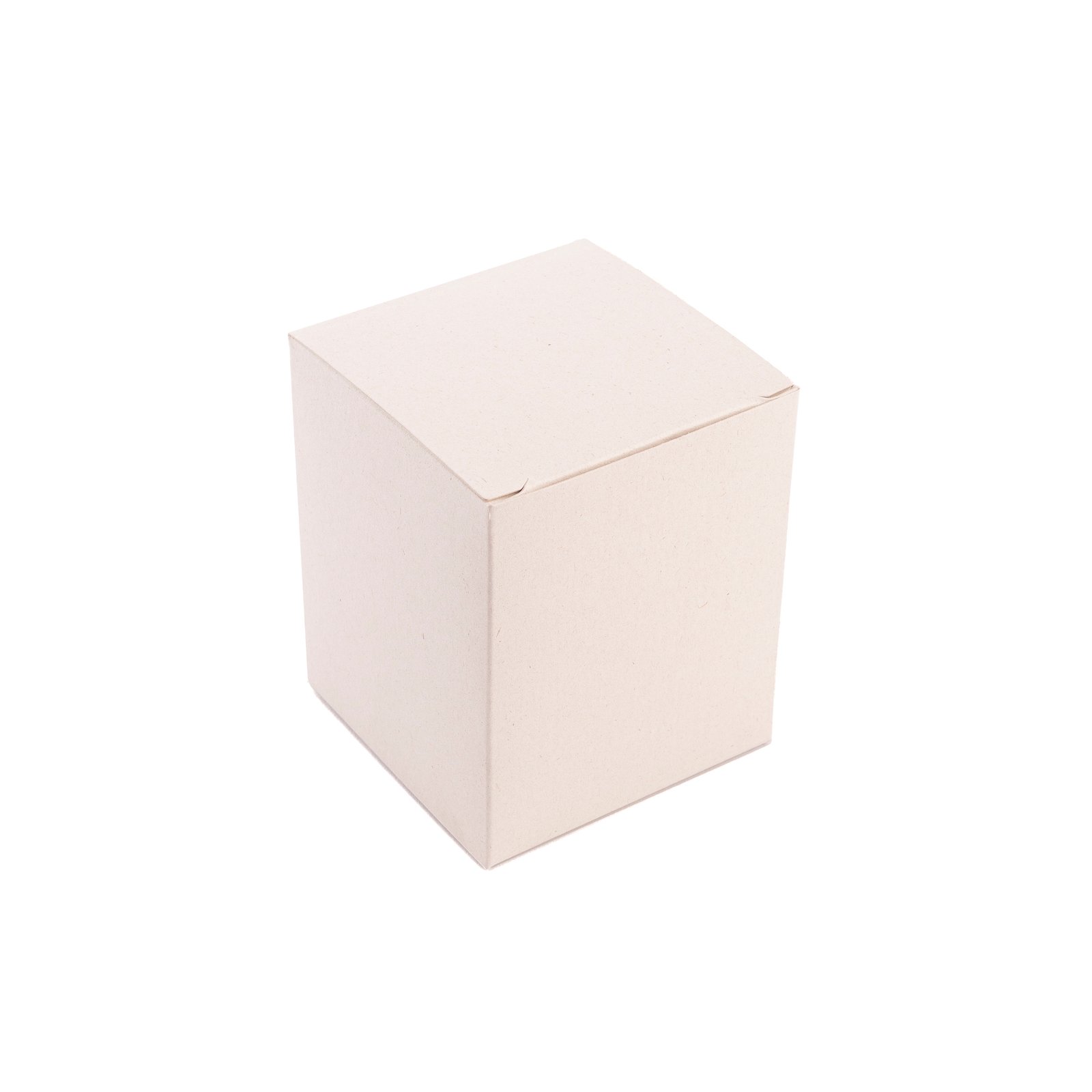 Caja cubo 8x8x10 CM CRUDO Caja cubo 6,5X6,5X8,5 CM