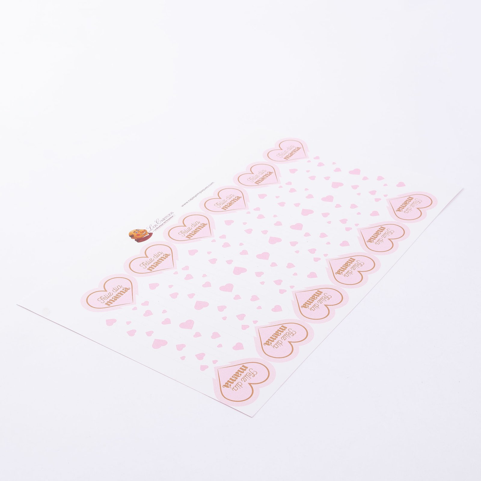 Sticker para sellado feliz día Mamá x 12 unidades