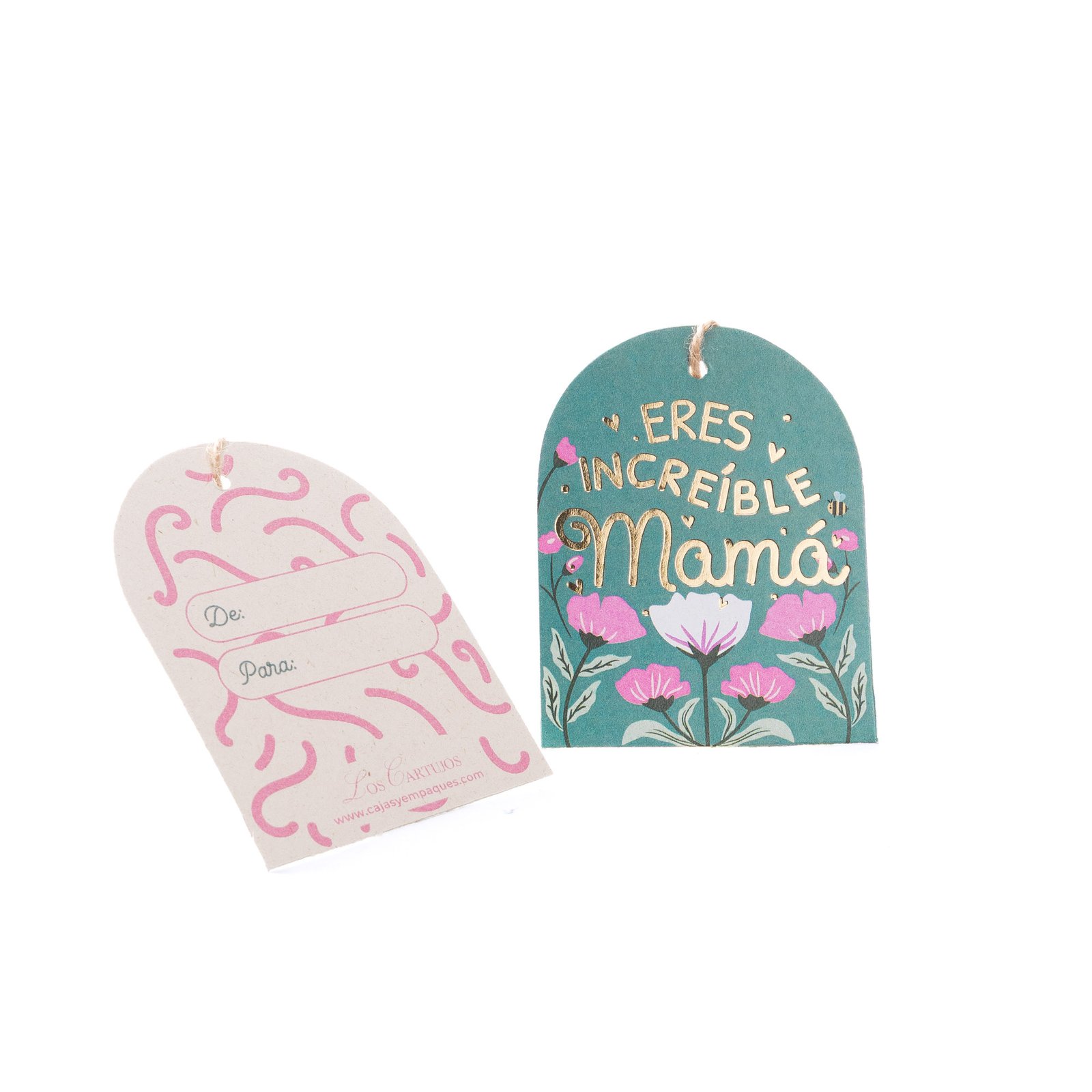 Tarjeta de regalo Metalizada x 12 und (Eres Increíble mamá)