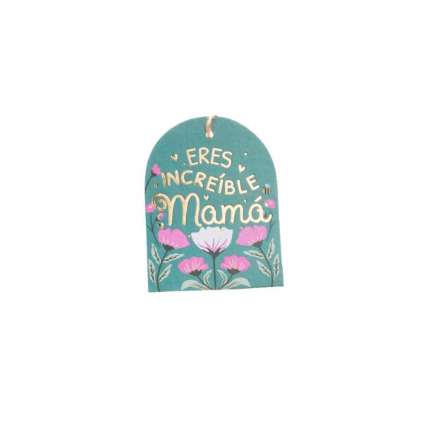 Tarjeta de regalo Metalizada x 12 und (Eres Increíble mamá)