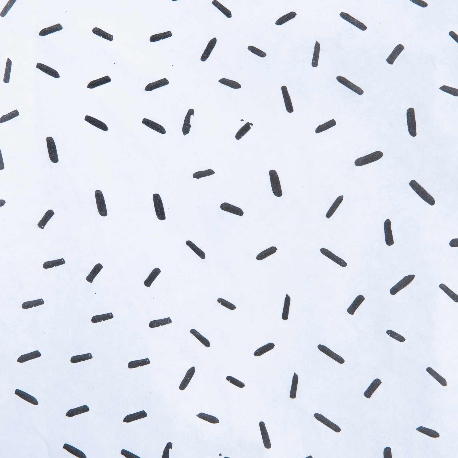 Papel seda impreso confetti negro x 3 unidades