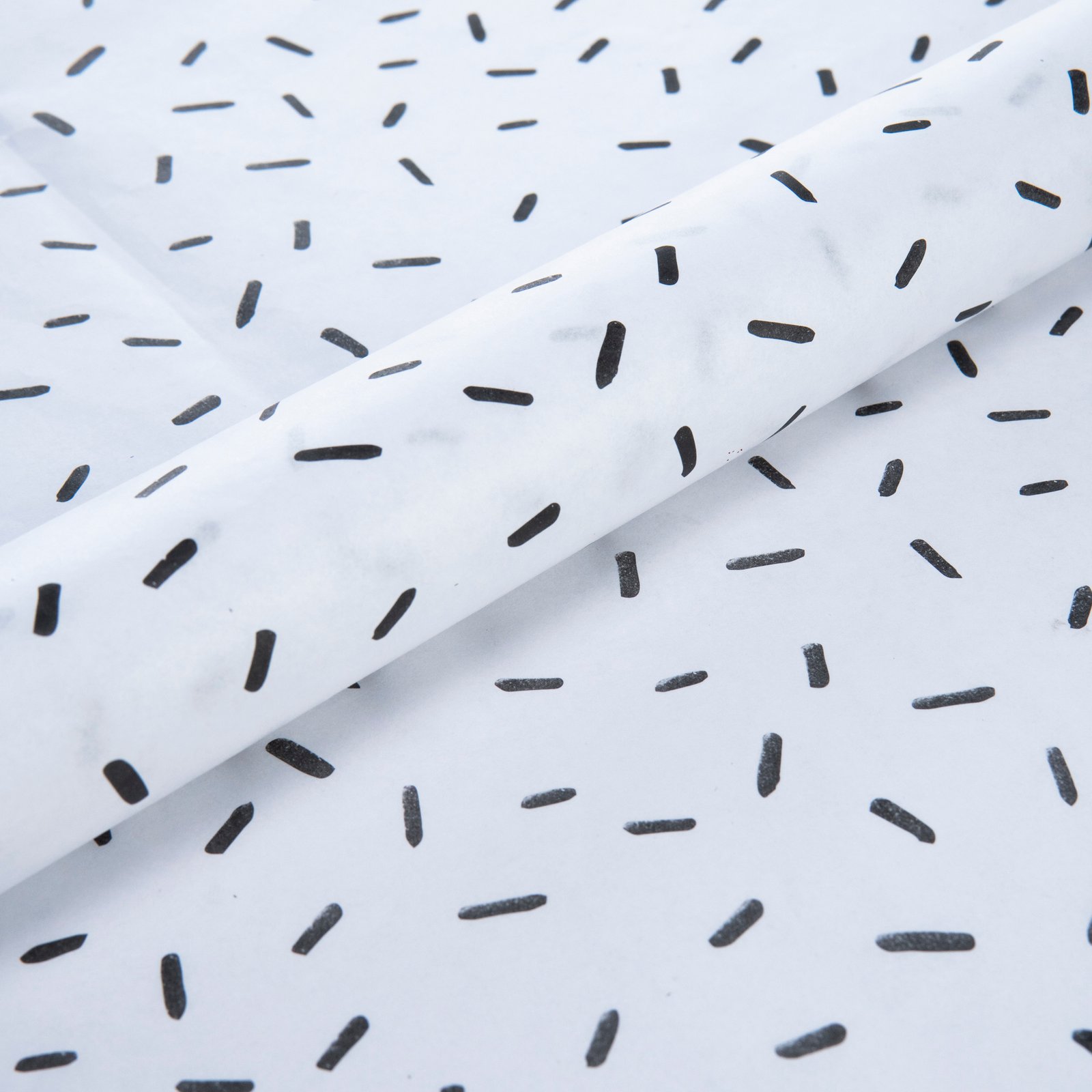 Papel seda rayas_2 Papel seda impreso confetti negro x 3 unidades