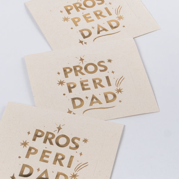 STICKER PROSPERIDAD CRUDO