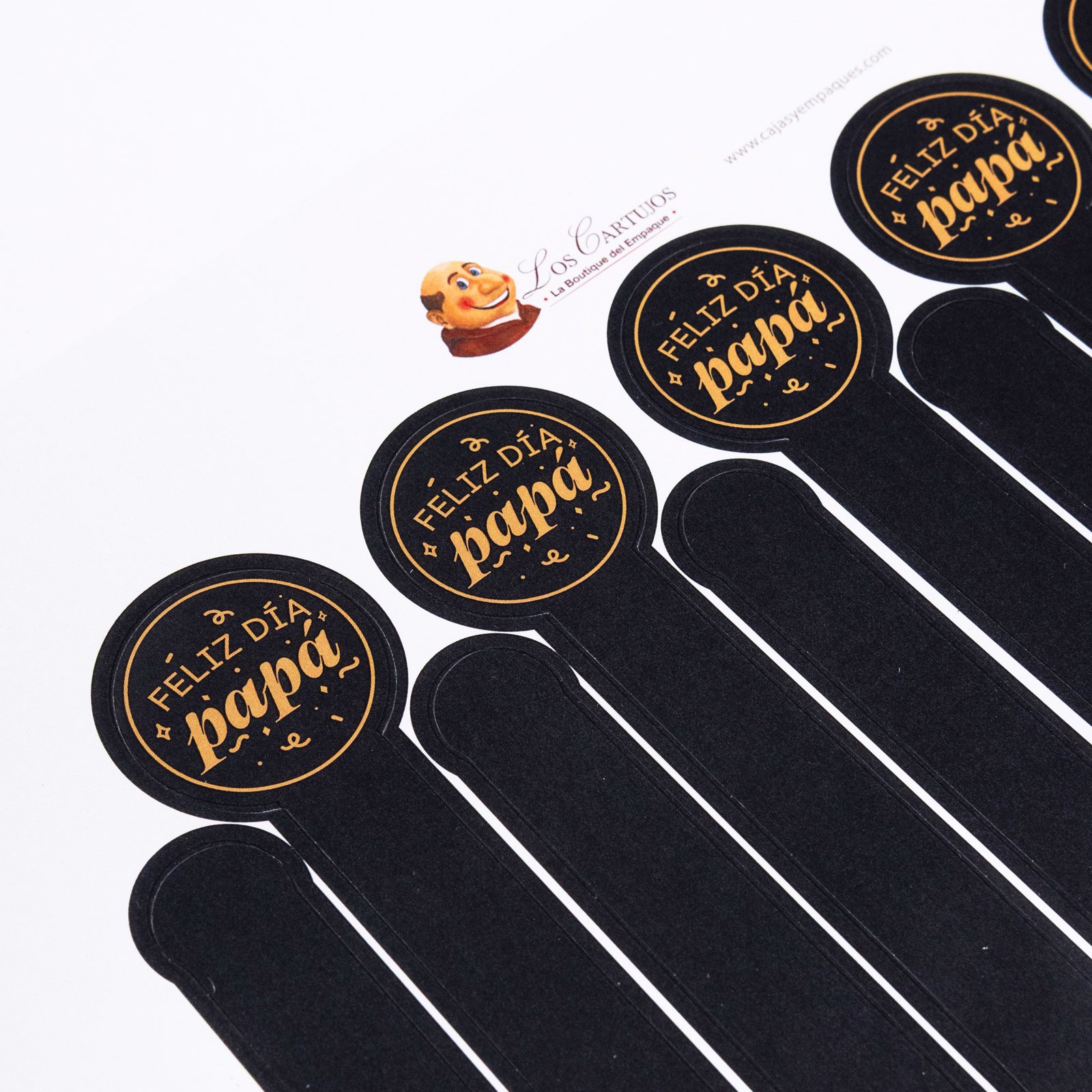 Sticker para sellado feliz día papá x 12 unidades_3