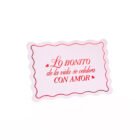 Postal romántica vintage 15x10 cm