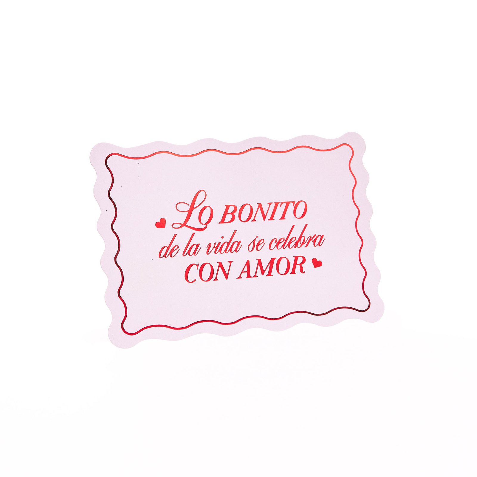 Postal romántica vintage 15x10 cm