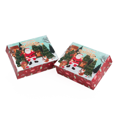 Caja de cartón – 15×11,5x5cm (Papa noel Eco)