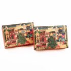 Caja de cartón base y tapa 24x16x7cm (Navidad Tradicional)