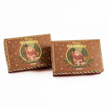 Caja de cartón base y tapa 24x16x7cm (Esfera NAvidad)