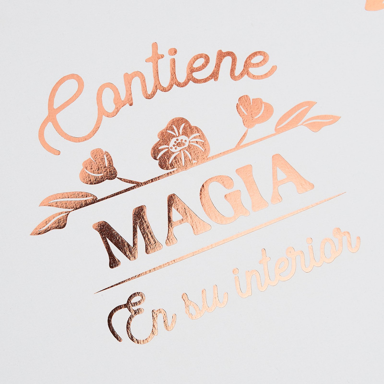 Caja de cartón 20x20x10cm (METALIZADA MAGIA)