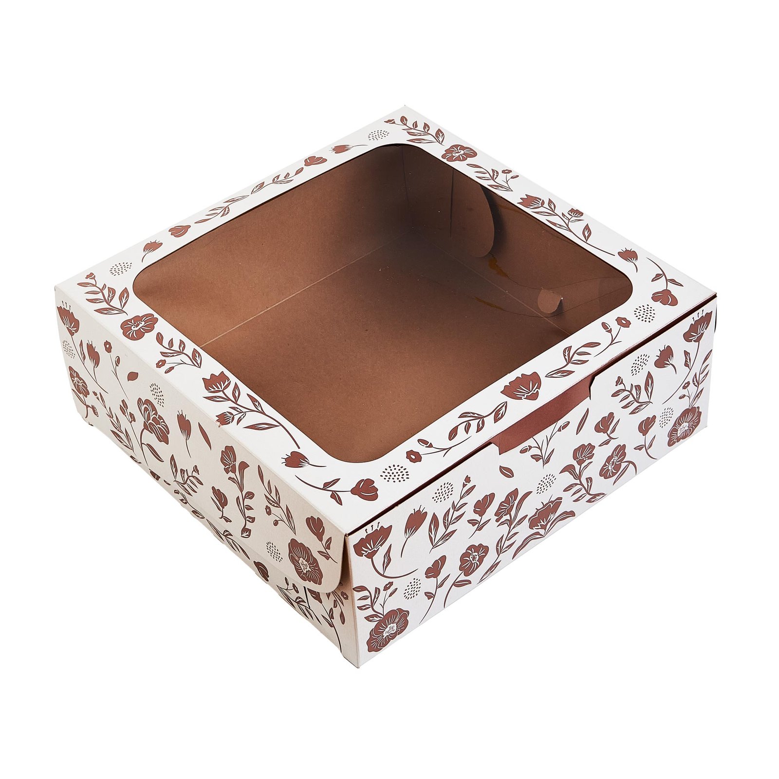 Caja de cartón 25X25x10cm con ventana (IMPRESA MAGIA)