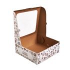 Caja de cartón 25X25x10cm con ventana (IMPRESA MAGIA)