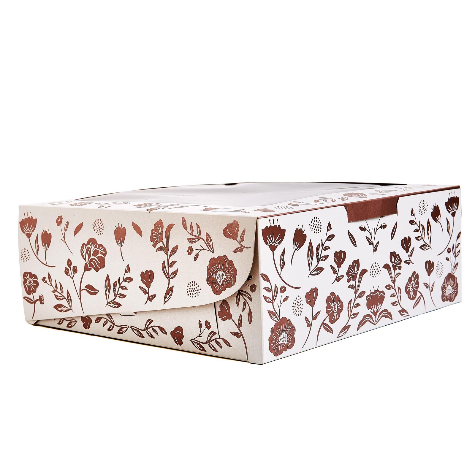 Caja de cartón 25X25x10cm con ventana (IMPRESA MAGIA)