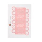 Sticker para sellado Aqui hay magia x 12 unidades