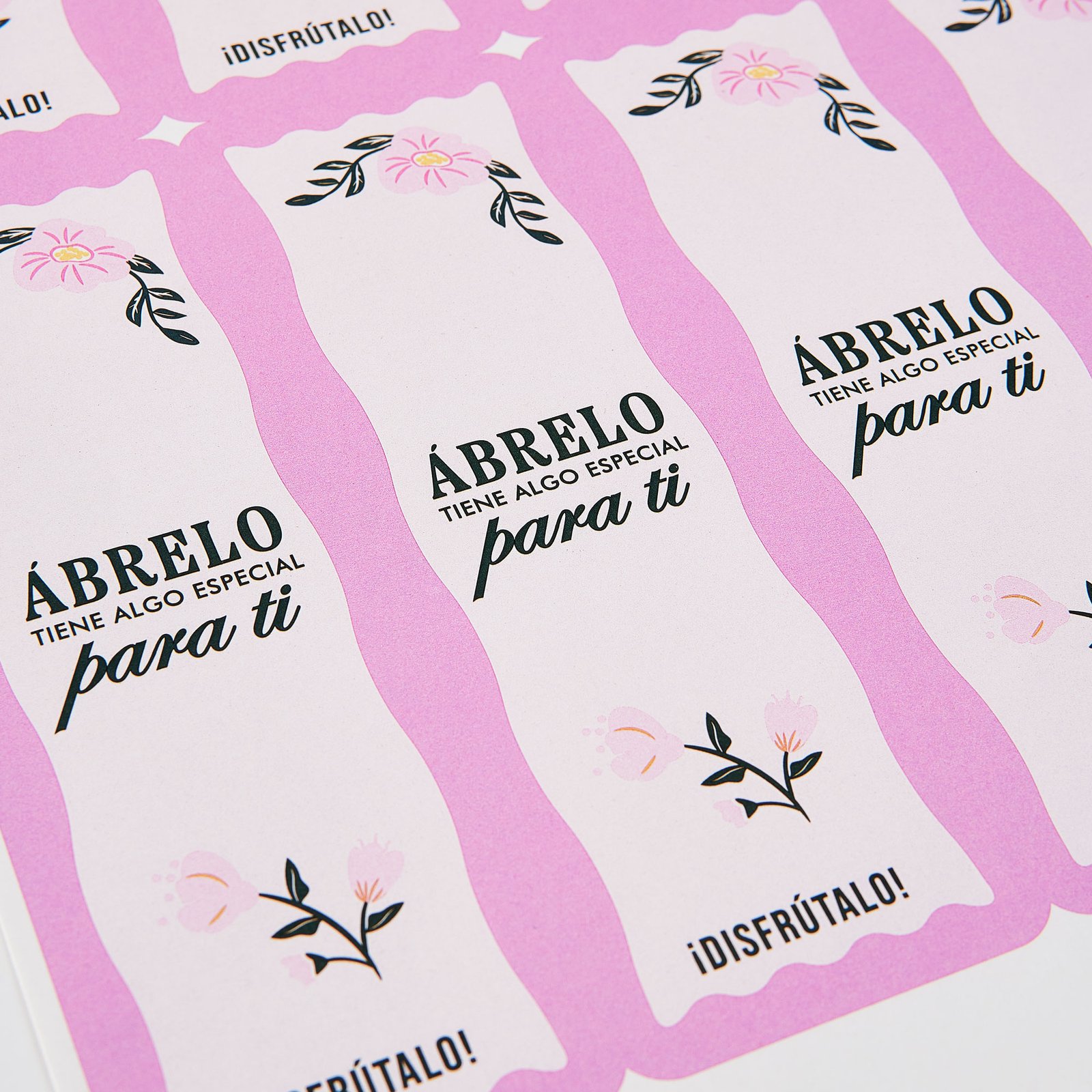 Sticker para sellado Para ti x 10 unidades