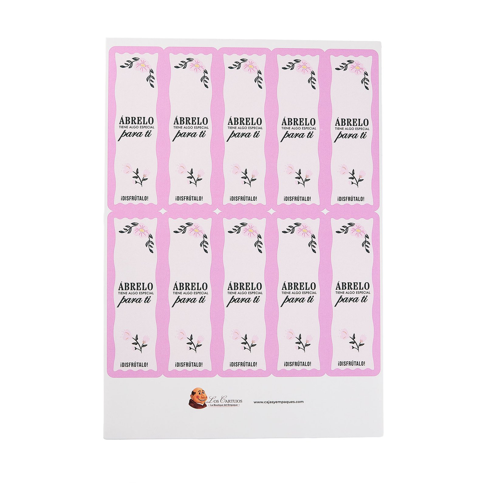 Sticker para sellado Para ti x 10 unidades