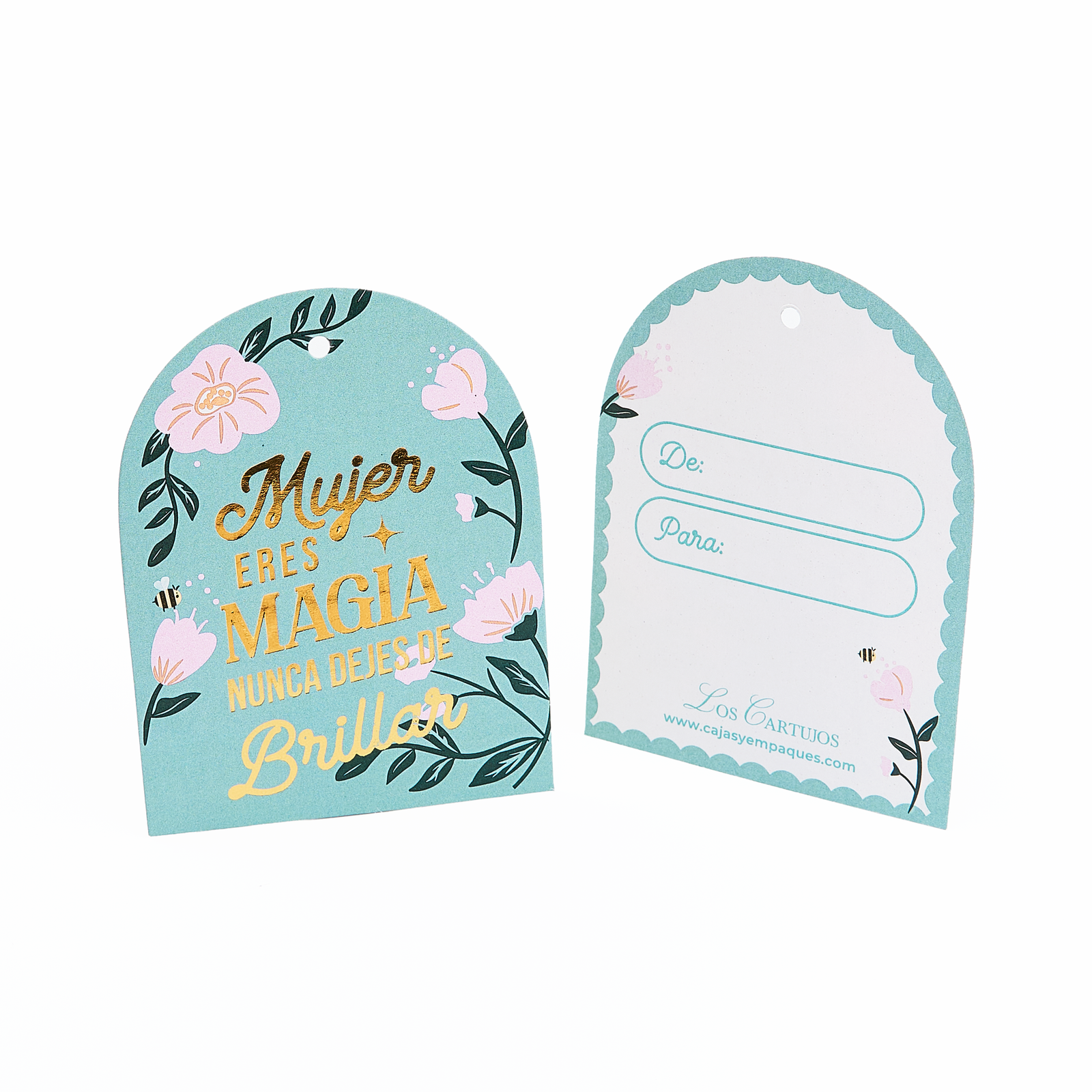 tarjeta_mujer eres magia_1_2 Tarjeta de regalo Metalizada paquete x 12 und (Mujer eres Magia)