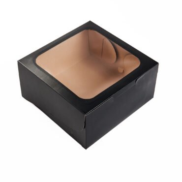 Caja de cartón con ventana 20x20x10cm